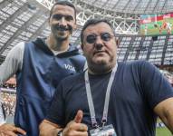 Mino Raiola trabajó durante varios años con Zlatan Ibrahimovic, delantero sueco.