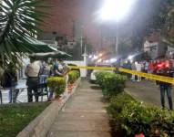 Los asaltantes intentaron atracar un local la noche del domingo en el sur de Guayaquil. Foto: Policía Nacional