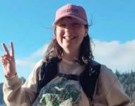 Becky Burke, originaria de Gales, estaba de viaje desde finales de febrero.