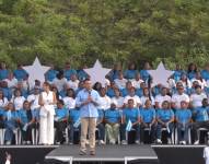 Daniel Noboa durante evento por la Fundación de Guayaquil.