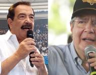 Jaime Nebot, exalcalde de Guayaquil, y el presidente de la República, Guillermo Lasso.