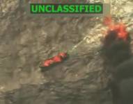 Captura del video de bombardeo a lancha narcoterrorista.