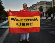 Mujer apoyo a Palestina
