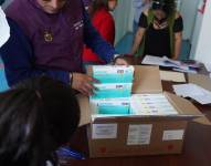 Imagen referencial del cargamento con medicina para la hemofilia.