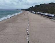 Led by Donkeys dijo que espera que la instalación muestre la magnitud del número de niños asesinados.