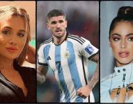 El momento en el que la ex del futbolista canta en contra de la cantante argentina fue captado en video y no tardó en hacerse viral.