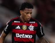 Gonzalo Plata vio la final de la Copa Libertadores entre Flamengo y Palmeiras desde las gradas.