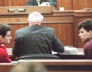 Los hermanos durante su juicio en 1995.