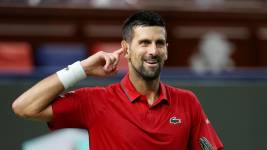 El tenista serbio, Novak Djokovic,