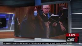 Imagen de la audiencia que enfrentó la ecuatoriana Kristel Candelario en Ohio, Estados Unidos.