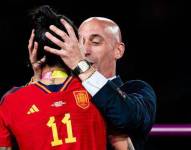 Jenni Hermoso y la polémica acción del beso de Luis Rubiales.