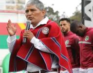 Luis Chango habló de la posibilidad de perder la categoría cn el Mushuc Runa.