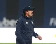 El entrenador de Universidad Católica, Diego Martínez, en un partido por la LigaPro