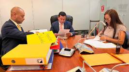 El presidente de la Comisión de Fiscalización informó que recibió la documentación ofrecida por Salcedo a las 17:35 del 28 de julio.