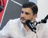 Imagen de Aquiles Álvarez durante un enlace radial, la mañana de este miércoles 8 de noviembre.