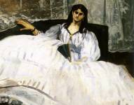Mujer con abanico, 1862. Artista: Édouard Manet.