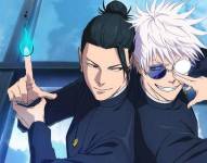 Satoru Gojo (derecha) y Suguru Geto (izquierda) son los protagonistas en la nueva película de Jujutsu Kaisen