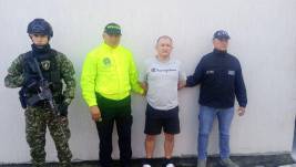 Imagen del sospechoso capturado.