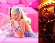 Las películas Barbie y Oppenheimer.