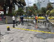 La rotura de la tubería ocurrió a la altura de la intersección de las avenidas Naciones Unidas y Shyris.