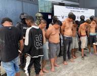 Los sujetos capturados por la masacre en Socio Vivienda fueron expuestos por la Policía Nacional.