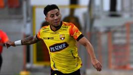 Joao Rojas en un partido con Barcelona SC