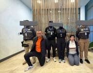 Foto de alias Llanero y alias Nirama, extraditados a Estados Unidos.