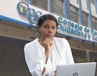 Diana Salazar estudió jurisprudencia en la Universidad Central del Ecuador.