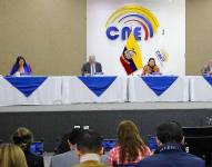 El Pleno del CNE conoce el reporte de resultados totalizados al 100 %, obtenidos por cada una de las preguntas de la Consulta Popular.