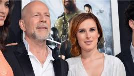 Rumer Willis junto a su padre Bruce Willis
