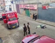 Los cuerpos de seguridad acudieron al sitio donde se produjo en incidente.