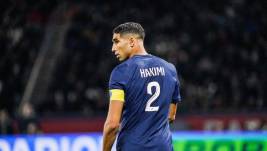 Achraf Hakimi, lateral derecho del Paris Saint-Germain (PSG)