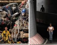 Imágenes muestran el antes y después de la DANA.