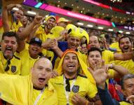 Hinchas de Ecuador.