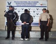 El detenido fue llevado y presentado en el Distrito Manuela Sáenz de la Policía Nacional.