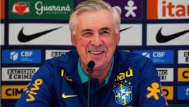 Carlo Ancelotti, director técnico de Brasil.