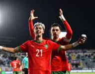 Yassir Zabiri anotó dos goles para la victoria de Marruecos en la final