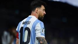 Messi, leyenda de Argentina.
