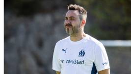 Roberto De Zerbi, director técnico del Olympique de Marsella.