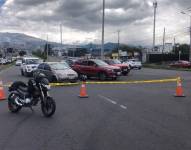 La vía estuvo bloqueada por más de dos horas.