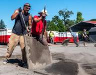 Por ahora muchos de los proyectos de despavimentación son ejecutados por voluntarios.