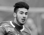 Mattia Giani, jugador italiano que murió en pleno juego.