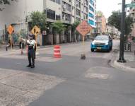 Cierre de la calle Rumichaca entre Aguirre Abad y Vélez causa malestar en el centro de Guayaquil
