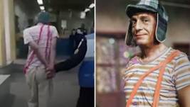 Detienen en Río de Janeiro un hombre disfrazado de El Chavo del 8 por posesión de drogas.