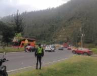 La avenida Simón Bolívar es una de las más transitadas en Quito