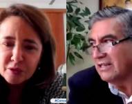 Luz Elena Coloma y Luis Reina.