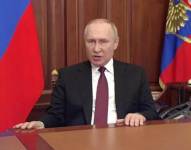 Putin anunció una operación militar especial en Ucrania.