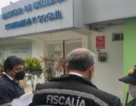 El allanamiento se dio pasadas las 8 y media de la mañana de este martes. Fiscalía