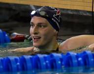 Lia Thomas durante la competición en Atlanta, Georgia, el 17 de marzo.