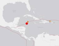 El terremoto se produjo a las 5:23 pm (hora de Honduras).
